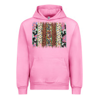 Fuchsia Pink easter leopard cowhide bunny brush stroke Urban Hoodie - Artiststas
