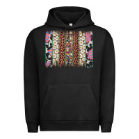 Pigment Black easter leopard cowhide bunny brush stroke Urban Hoodie - Artiststas