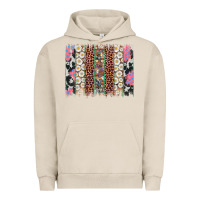 Pigment French Oak easter leopard cowhide bunny brush stroke Urban Hoodie - Artiststas