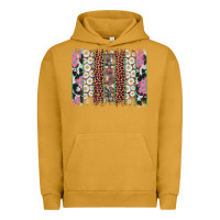 Pigment Peanut Butter easter leopard cowhide bunny brush stroke Urban Hoodie - Artiststas