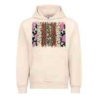 Sandshell easter leopard cowhide bunny brush stroke Urban Hoodie - Artiststas