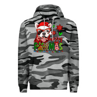 Slate Camo merry pawmas christmas french bulldog Premium Hoodie - Jasminsmagicworld