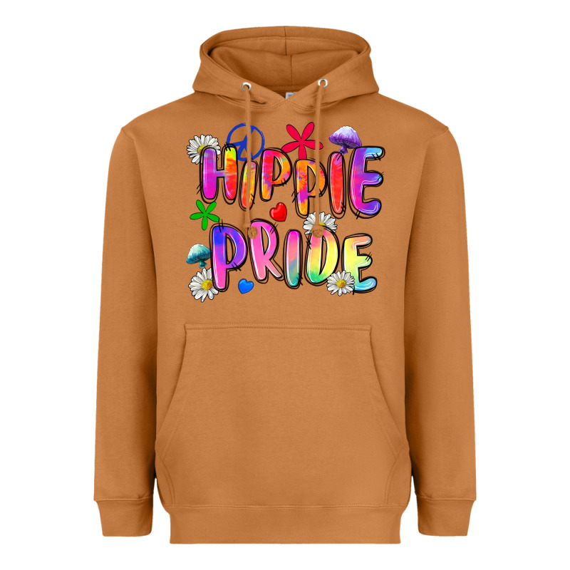Hippie Pride Heavyweight Hoodie by Zillion Design Studio | Teevron