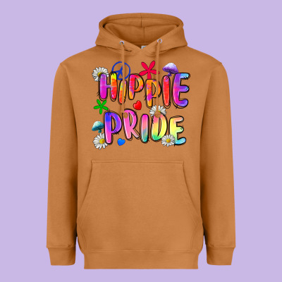 Hippie Pride Heavyweight Hoodie Designed By Zillion Design Studio