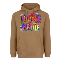 Toasted Coconut hippie pride Heavyweight Hoodie - Zillion Design Studio