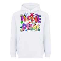 White hippie pride Heavyweight Hoodie - Zillion Design Studio