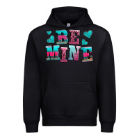 Black be mine western valentine's day no background Urban Hoodie - AdoDesignShop
