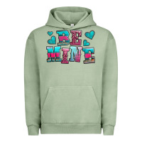 Pigment Oil Green be mine western valentine's day no background Urban Hoodie - AdoDesignShop