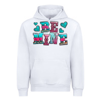 White be mine western valentine's day no background Urban Hoodie - AdoDesignShop