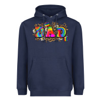 Navy dad pride Heavyweight Hoodie - Zillion Design Studio