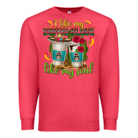 Cardinal I Like My Coffee Black Like My Soul Premium Sweatshirt - texasbilliewilder