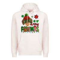 Pale Pink merry pawmas christmas dachshund Premium Hoodie - Jasminsmagicworld