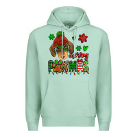 Seafoam merry pawmas christmas dachshund Premium Hoodie - Jasminsmagicworld