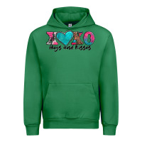 Emerald xoxo hugs and kisses valentines day Urban Hoodie - AdoDesignShop