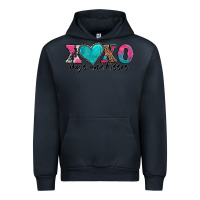 Navy xoxo hugs and kisses valentines day Urban Hoodie - AdoDesignShop
