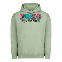 Pigment Oil Green xoxo hugs and kisses valentines day Urban Hoodie - AdoDesignShop