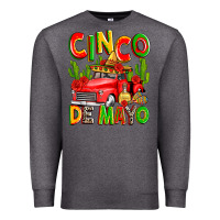 Charcoal Heather cinco de mayo truck Premium Sweatshirt - Zillion Design Studio