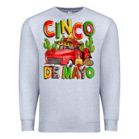 Heather Grey cinco de mayo truck Premium Sweatshirt - Zillion Design Studio