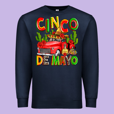 Cinco De Mayo Truck Premium Sweatshirt Designed By Zillion Design Studio