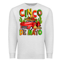 Oatmeal Heather cinco de mayo truck Premium Sweatshirt - Zillion Design Studio