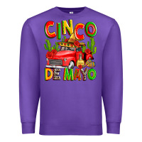 Purple cinco de mayo truck Premium Sweatshirt - Zillion Design Studio