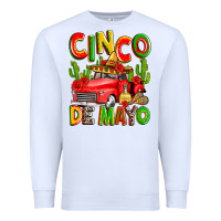 White cinco de mayo truck Premium Sweatshirt - Zillion Design Studio