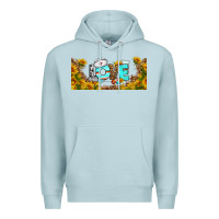 Blue Mist western love nurse sunflower libbey cu Premium Hoodie - BundleAndBundleShop