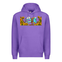 Purple western love nurse sunflower libbey cu Premium Hoodie - BundleAndBundleShop