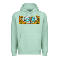 Seafoam western love nurse sunflower libbey cu Premium Hoodie - BundleAndBundleShop