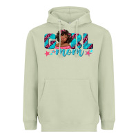 Matcha girl mom afro black girl Heavyweight Hoodie - texasbilliewilder
