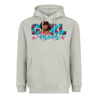 Moon Dust girl mom afro black girl Heavyweight Hoodie - texasbilliewilder