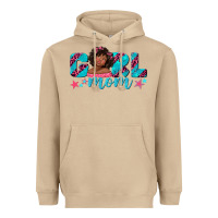 Mushroom girl mom afro black girl Heavyweight Hoodie - texasbilliewilder