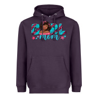 Plum girl mom afro black girl Heavyweight Hoodie - texasbilliewilder