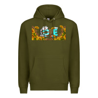 Army Green western love nurse sunflower libbey cu Premium Hoodie - BundleAndBundleShop