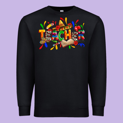 Cinco De Mayo Teacher Premium Sweatshirt Designed By Zillion Design Studio