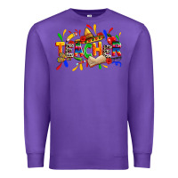 Purple cinco de mayo teacher Premium Sweatshirt - Zillion Design Studio