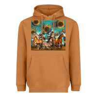 Meerkat western horses Heavyweight Hoodie - Zillion Design Studio