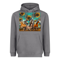 Storm western horses Heavyweight Hoodie - Zillion Design Studio