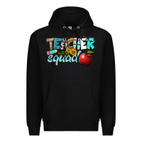 Black teacher squad Premium Hoodie - BundleAndBundleShop