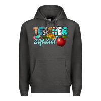 Charcoal Heather teacher squad Premium Hoodie - BundleAndBundleShop