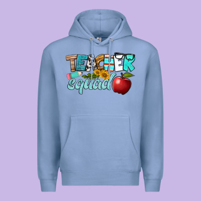 Teacher Squad Premium Hoodie Designed By Bundleandbundleshop