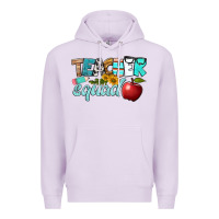 Lilac teacher squad Premium Hoodie - BundleAndBundleShop