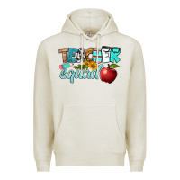 Oatmeal Heather teacher squad Premium Hoodie - BundleAndBundleShop