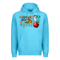 Ocean Blue teacher squad Premium Hoodie - BundleAndBundleShop