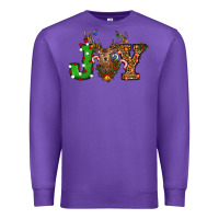 Purple christmas joy Premium Sweatshirt - RanaPortraitStore