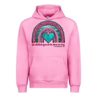 Fuchsia Pink valentine's day rainbow let all that you do be done in love 1 corinthi Urban Hoodie - AdoDesignShop