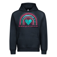 Navy valentine's day rainbow let all that you do be done in love 1 corinthi Urban Hoodie - AdoDesignShop