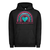 Pigment Black valentine's day rainbow let all that you do be done in love 1 corinthi Urban Hoodie - AdoDesignShop