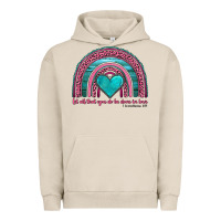 Pigment French Oak valentine's day rainbow let all that you do be done in love 1 corinthi Urban Hoodie - AdoDesignShop