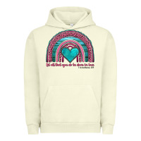 Pigment Pistachio valentine's day rainbow let all that you do be done in love 1 corinthi Urban Hoodie - AdoDesignShop